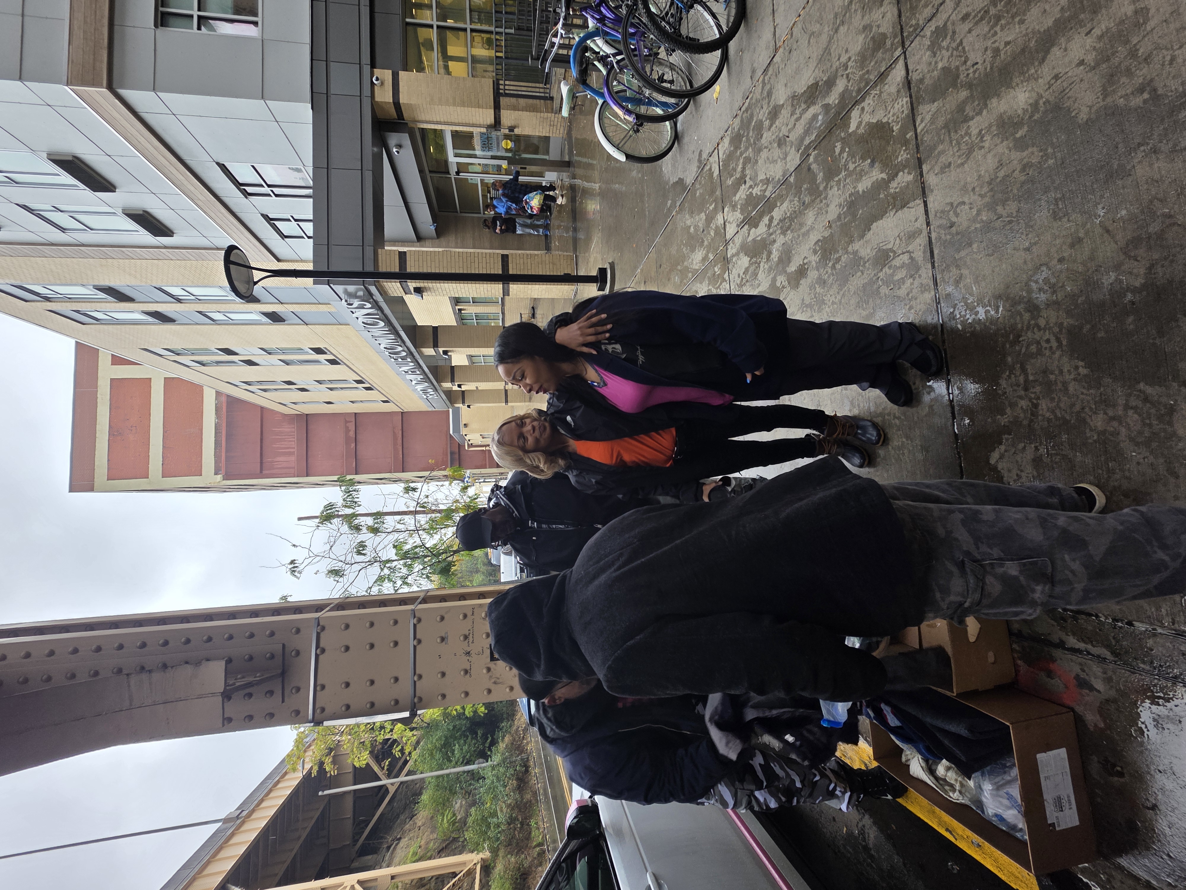 Pittsburgh Ruff Ryders distributing resources and information to neighbors in need